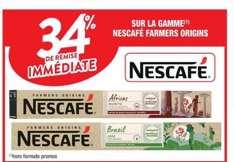 la gamme nescafé farmers origins