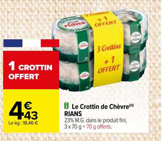 Le Crottin De Chèvre Rians