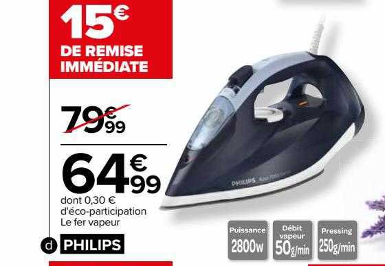 Le Fer Vapeur Philips