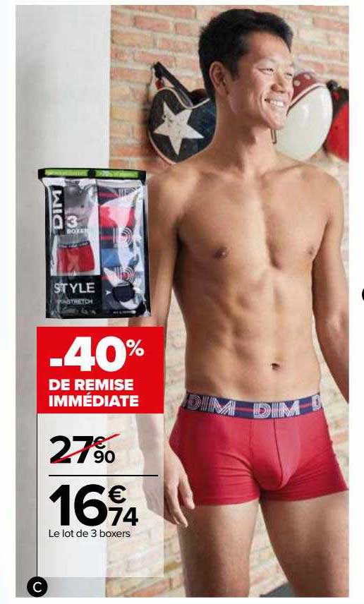 Le Lot De 3 Boxers Dim