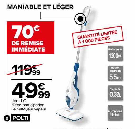 Le Nettoyeur Vapeur Polti