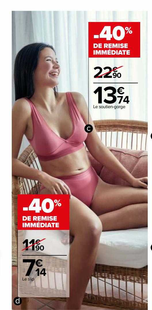 le slip, le soutien-gorge