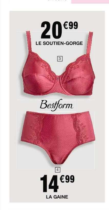 Le Soutien-gorge Bestform, La Gaine Bestform