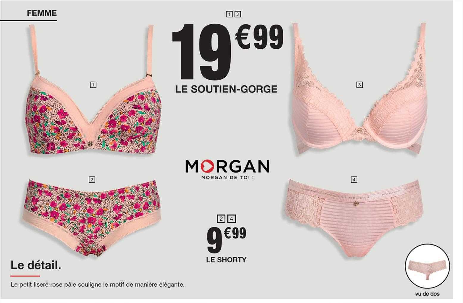 le soutien-gorge morgan, le shorty morgan