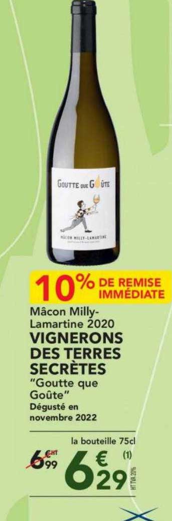 mâcon milly-lamartine 2020 vignerons des terres secrètes