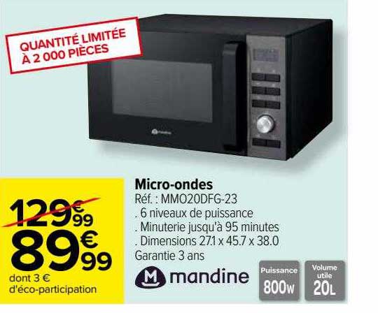 micro-ondes mandine