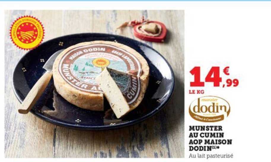 Munster Au Cumin Aop Maison Dodin