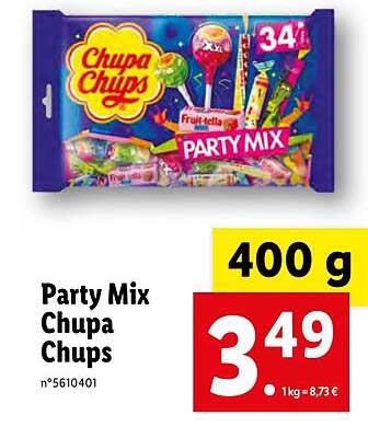 party mix chupa chups