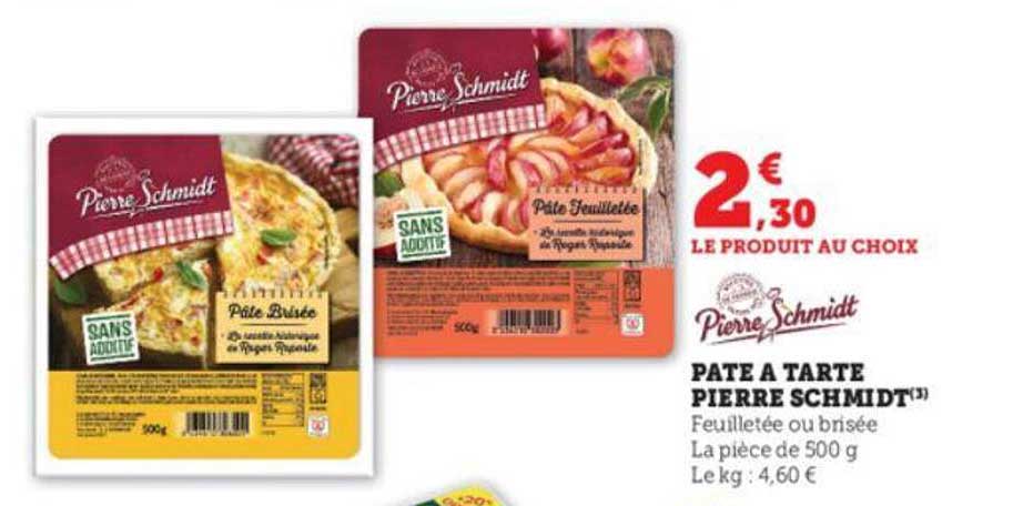 pâte à tarte pierre schmidt