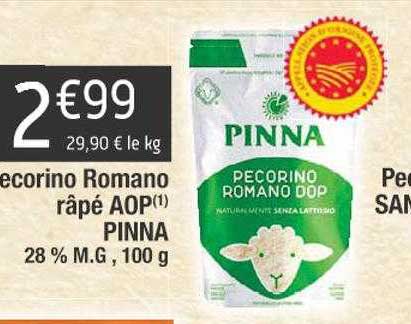 pecorino romano râpé aop pinna
