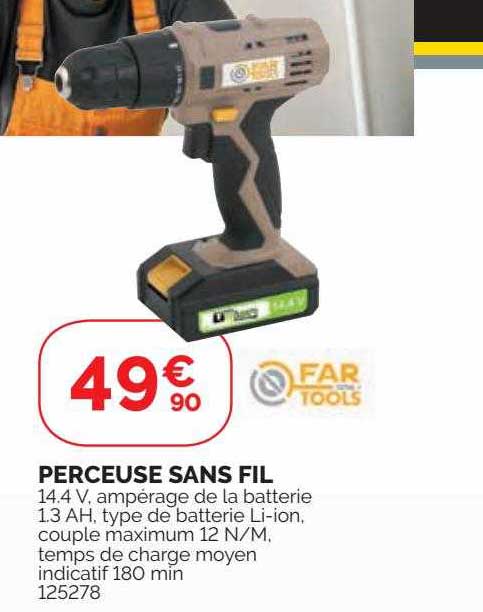 Perceuse Sans Fil Far Tools