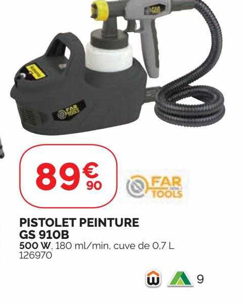 pistolet peinture gs 910b far tools