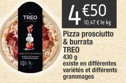 Pizza Prosciutto & Burrata Tréo