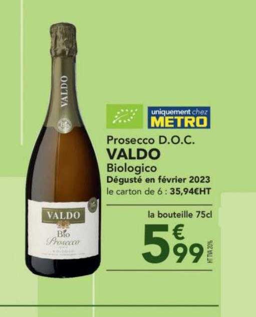 prosecco d.o.c. valdo biologico