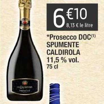 prosecco doc spumente caldirola 11,5% vol.