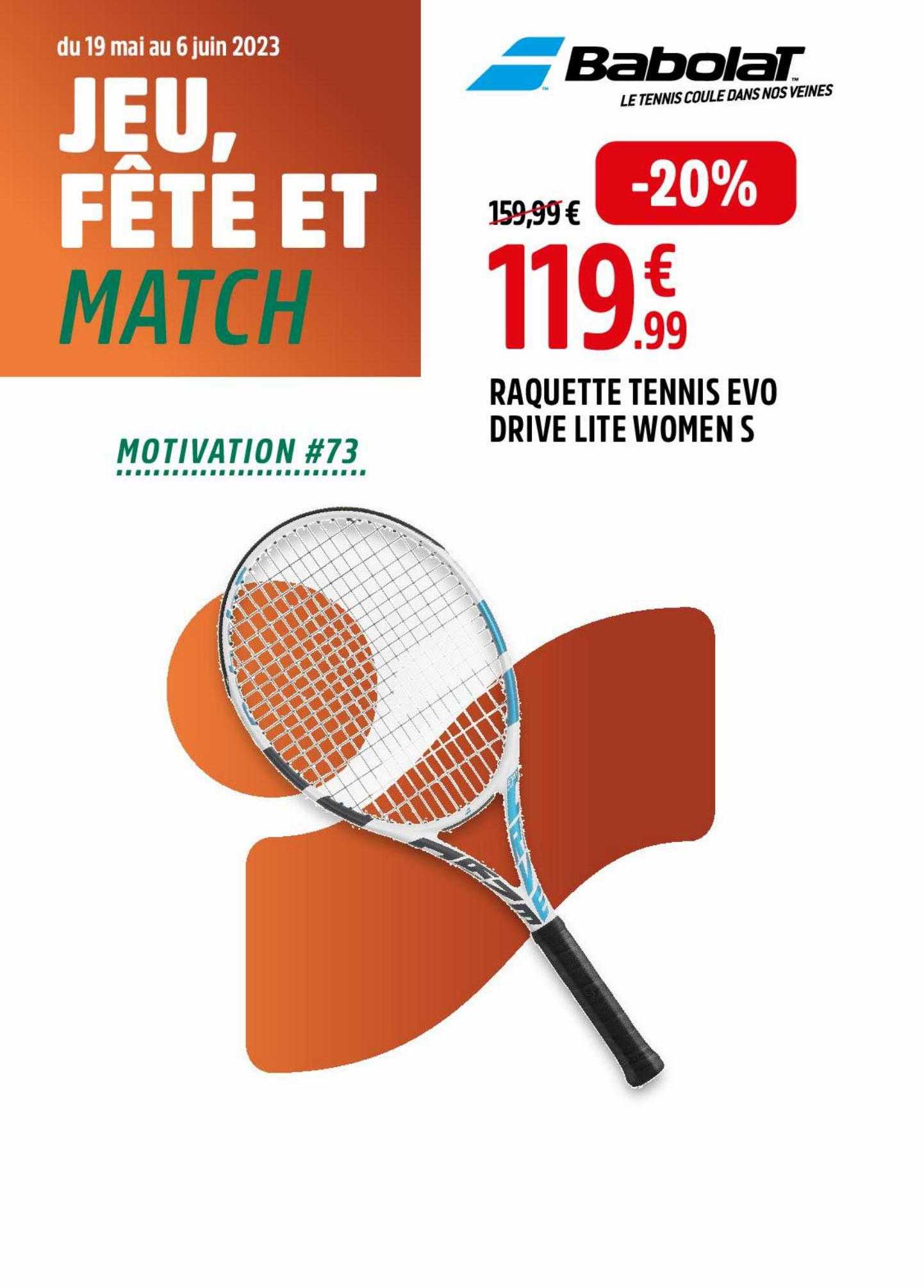 raquette tennis evo drive lite women's babolat