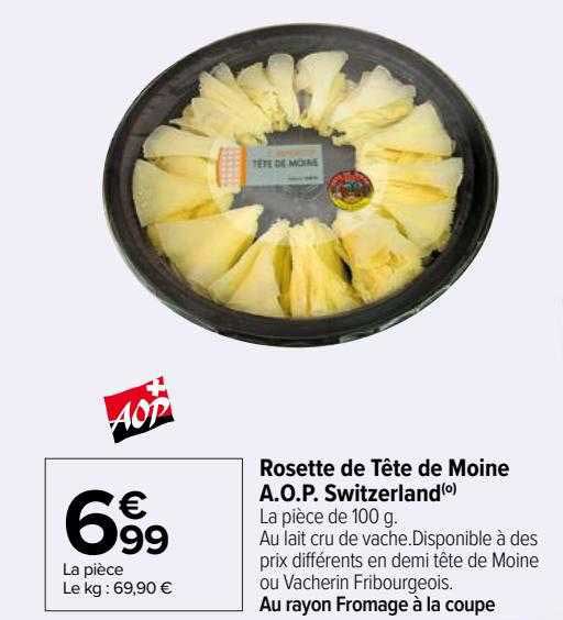rosette de tête de moine a.o.p. switzerland