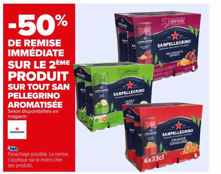 san pellegrino aromatisée
