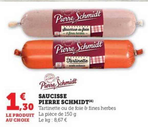 saucisse pierre schmidt