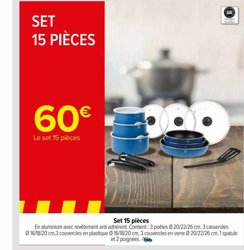 Set 15 Pièces