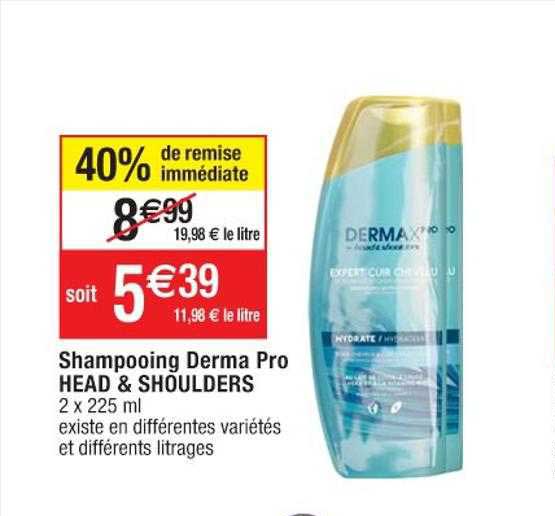 shampooing derma pro head & shoulders