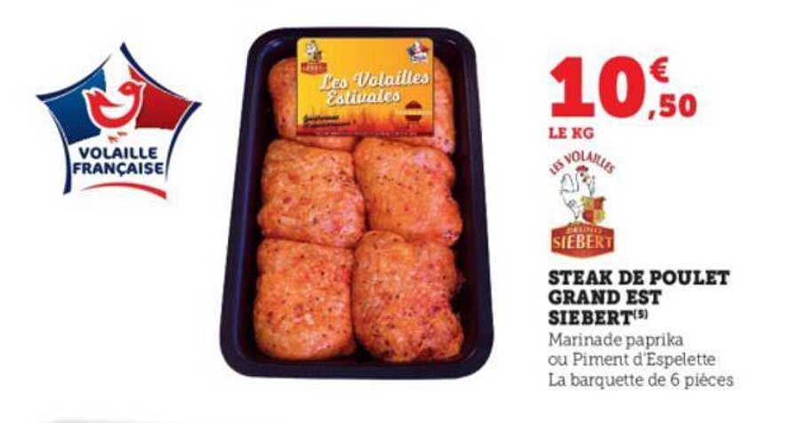 steak de poulet grand est siebert