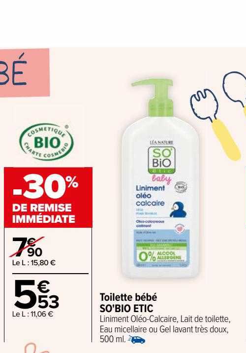 Toilette Bébé So'bio étic