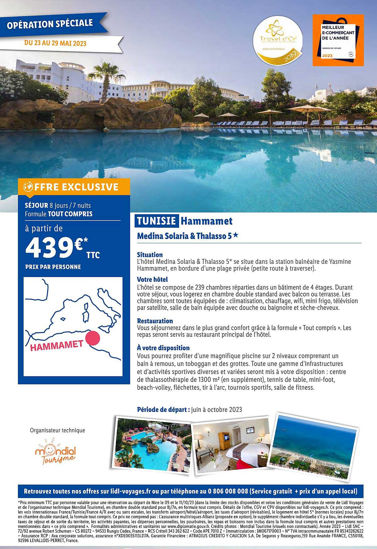 tunisie hammamet : medina solaria & thalasso 5*