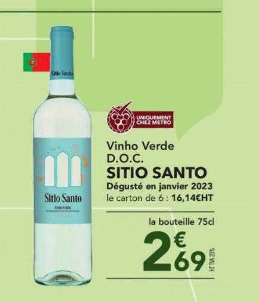 vinho verde d.o.c. sitio santo