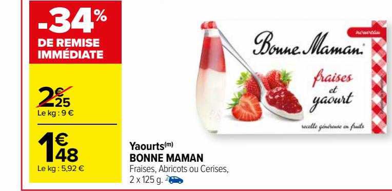 Yaourts Bonne Maman