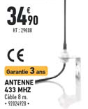 antenne 433 mhz