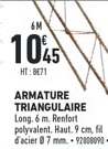 armature triangulaire