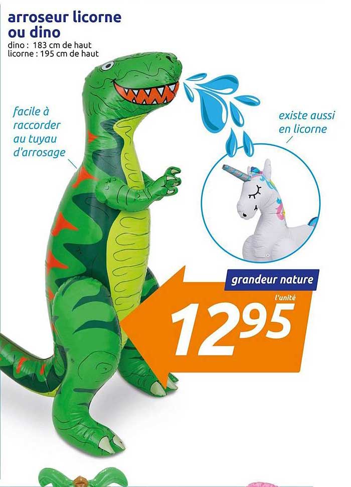Arroseur Licorne Ou Dino
