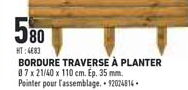 bordure traverse à planter