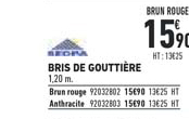 bris de gouttière