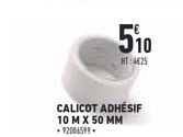 Calicot Adhésif 10 M X 50 Mm