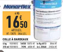 colle à bardeaux monarflex