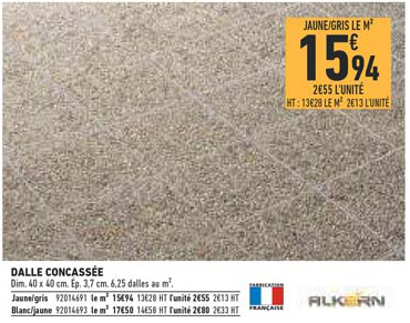 dalle concassée