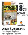 enduit à joint pms