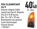 Feu Clignotant 24 V