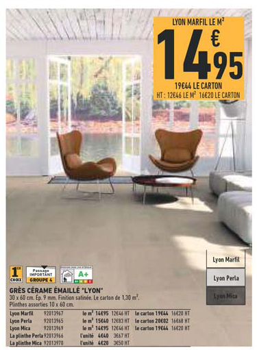 grès cérame émaillé lyon