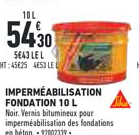 imperméabilisation fondation 10 l