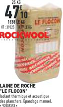 laine de roche le flocon rockwool