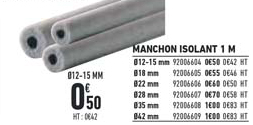 Manchon Isolant 1 M
