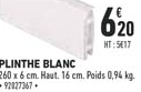 Plinthe Blanc