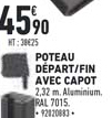 poteau départ fin avec capot