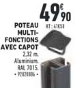 poteau multi fonctions avec capot