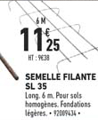 semelle filante sl 35