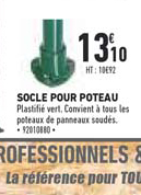 Socle Pour Poteau