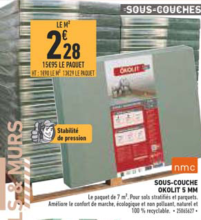 Sous Couche Okolit 5 Mm Nmc